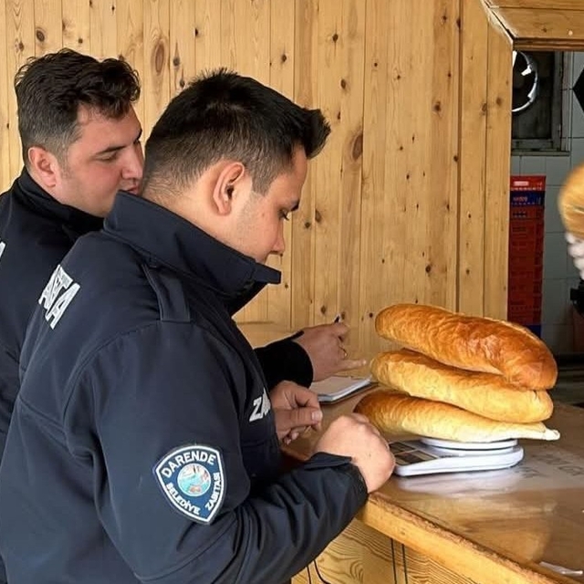 Darende'de zabıta ekiplerinden denetim