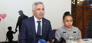 Kahramanmaraş'ta şehit çocukları için doğum günü programı düzenlendi