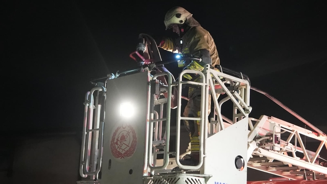 Düzce'de strafor fabrikasında yangın (3)