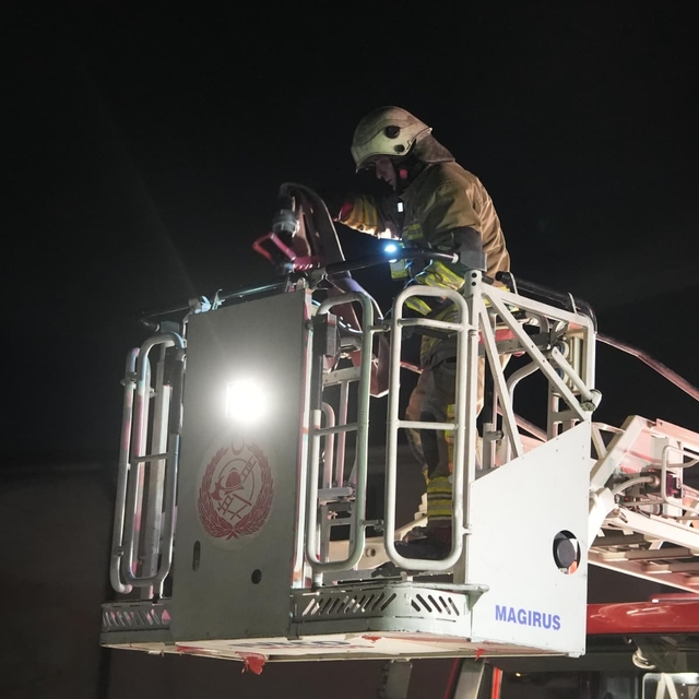 Düzce'de strafor fabrikasında yangın (3)