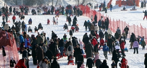 Palandöken'de sömestir yoğunluğu