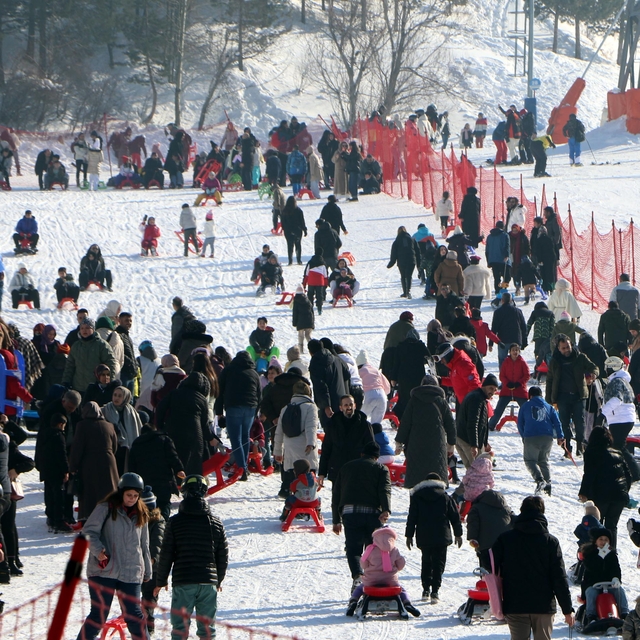 Palandöken'de sömestir yoğunluğu