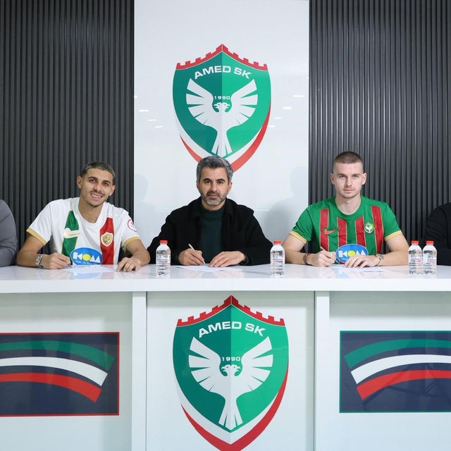 Amed Sportif Faaliyetler, Oleksandr Syrota ve Zdravko Dimitrov'u kadrosuna...