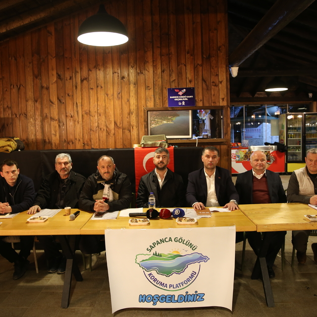 Sakarya'daki sivil toplum kuruluşlarından Sapanca Gölü'nün korunması çağrıs...