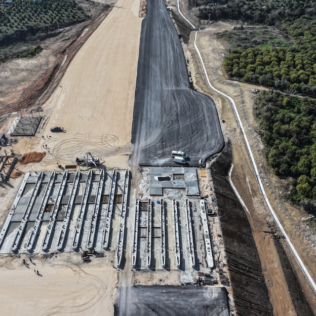 Mersin'de turizm bölgelerini kapsayan otoyol projesinde çalışmalar sürüyor