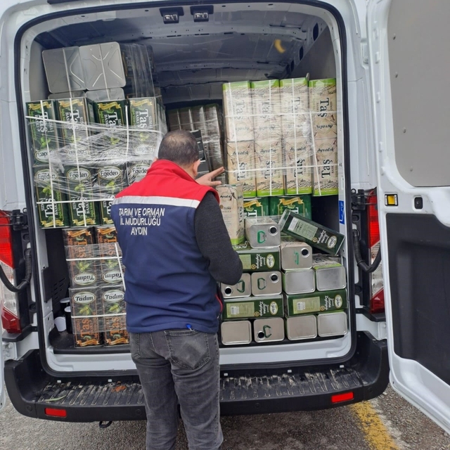 Köşk'te sahte zeytinyağı operasyonu: 3 ton yağa el konuldu