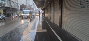 Kilis'te sağanak yağış etkili oluyor