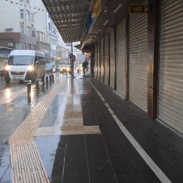 Kilis'te sağanak yağış etkili oluyor