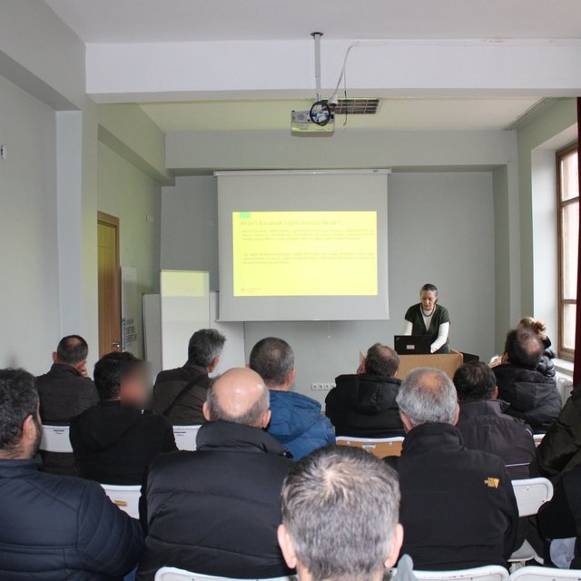 Yükümlülere 'Her Yaşta Sağlık Eğitimi' verildi