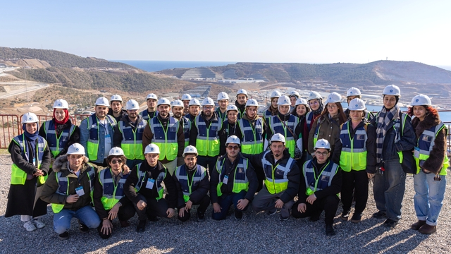 Konya'daki üniversite öğrencileri, Akkuyu NGS sahasını ziyaret etti