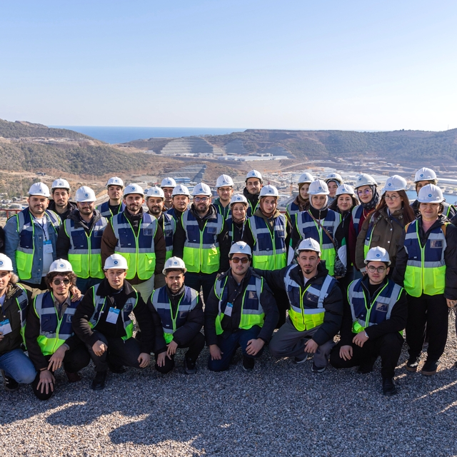 Konya'daki üniversite öğrencileri, Akkuyu NGS sahasını ziyaret etti
