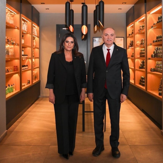 Başkan Özlü Sarıeroğlu'nu ağırladı