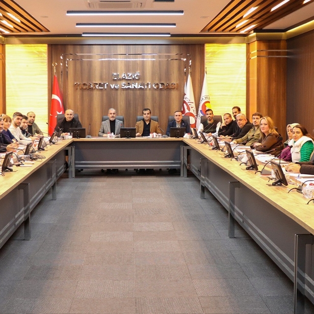 Jeoloji ve jeofizik sektörü Elazığ TSO'da buluştu