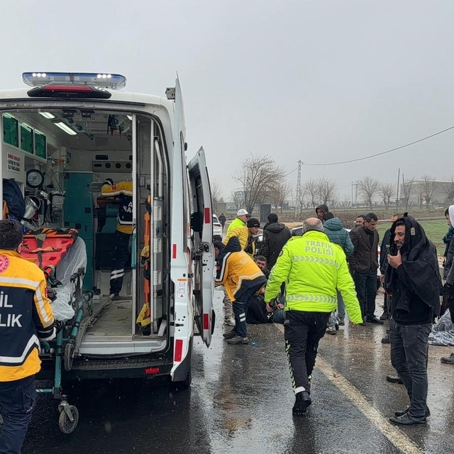 Diyarbakır'da otomobil yoldan çıktı: 2 yaralı