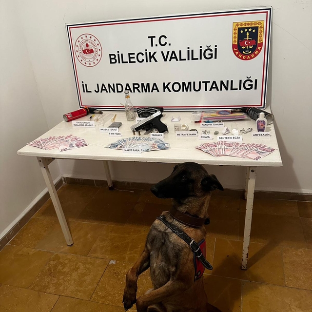 Bilecik'te uyuşturucu operasonunda 2 şüpheli yakalandı