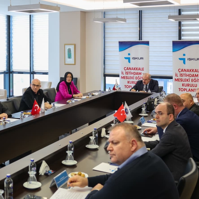 Çanakkale'de il istihdam ve mesleki eğitim kurulu toplantısı yapıldı