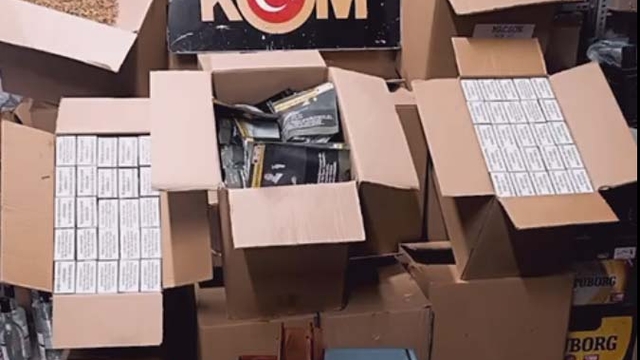 Çanakkale'de 35 bin makaron ele geçirildi