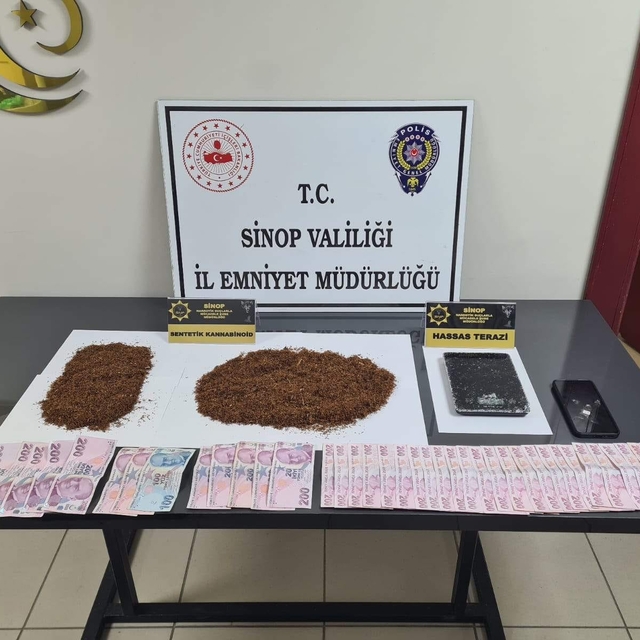 Sinop'ta uyuşturucu operasyonu: 1 tutuklama