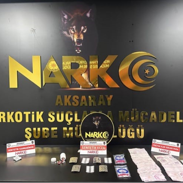 Aksaray'da uyuşturucu operasyonunda 8 şüpheli tutuklandı