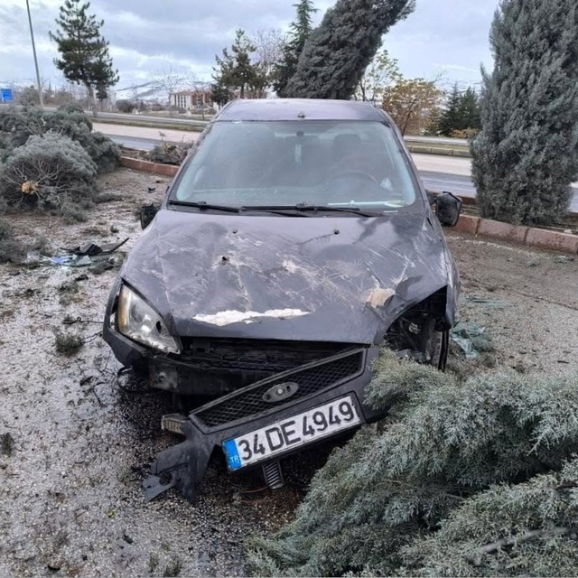 Elazığ'da trafik kazası: 1 yaralı