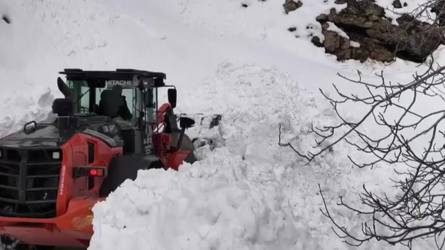 Sason'da kapanan mezra yolları ulaşıma açıldı