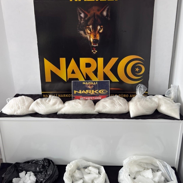 Nazilli'de 9 kilo 428 gram uyuşturucu ele geçirildi