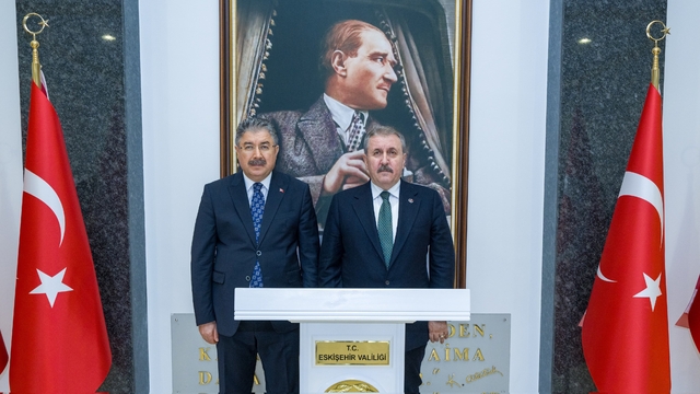 BBP Genel Başkanı Destici, Eskişehir Valisi Yılmaz'ı ziyaret etti