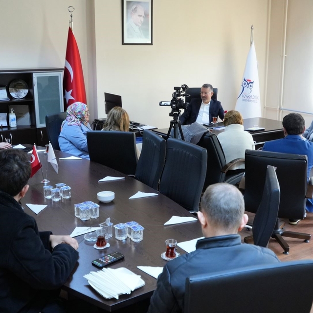 Rektör Kırışık, Eflani MYO Akademik Kurulu'na katıldı