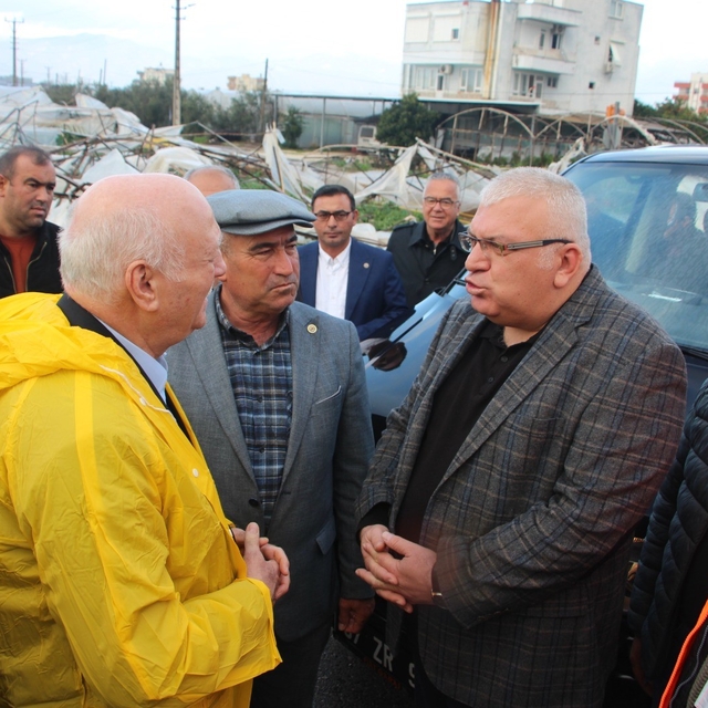 Şemsi Bayraktar'dan sel ve hortumdan zarar gören Antalyalı üreticiler için...