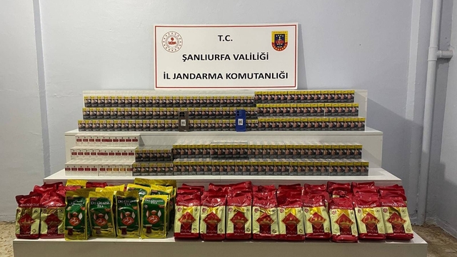 Şanlıurfa'da 9 bin 170 paket gümrük kaçağı sigara ele geçirildi