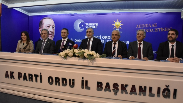 Çalışma ve Sosyal Güvenlik Bakanı Işıkhan, Ordu'da konuştu: