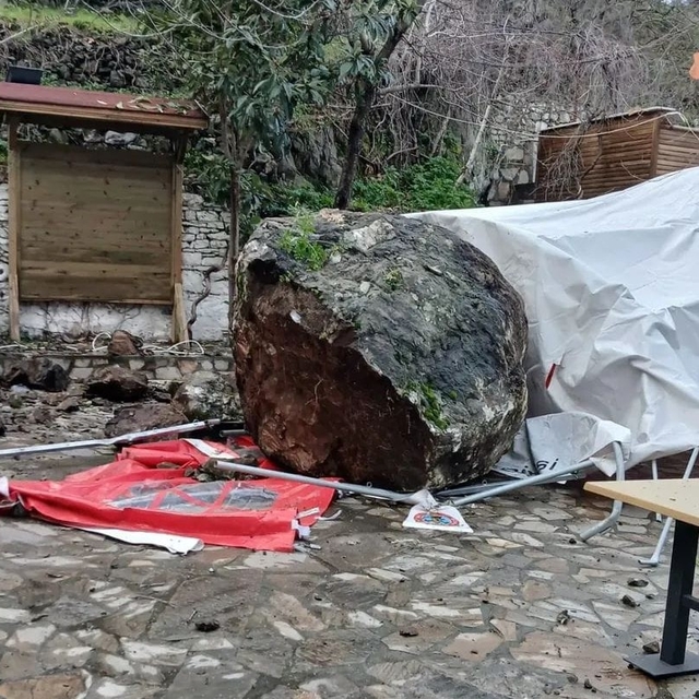 Soma'da meydana gelen heyelan korkuttu