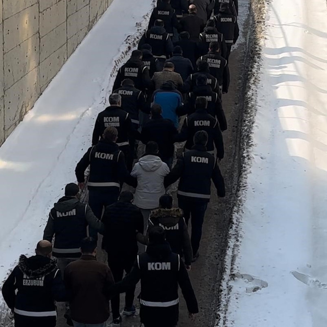 Erzurum merkezli 5 ilde usulsüz kredi operasyonu: 38 şüpheli yakalandı