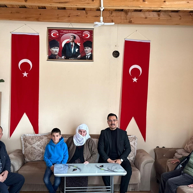 Akyaka Kaymakamı İsmail Demirtaş, köy ziyaretlerini sürdürüyor