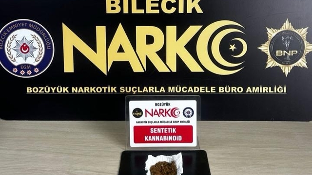 Bilecik'te sentetik kannabinoid ele geçirildi