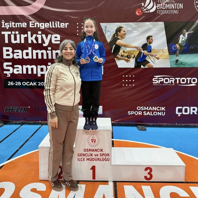 Bilecikli sporcu işitme engelliler şampiyonasından dereceyle döndü