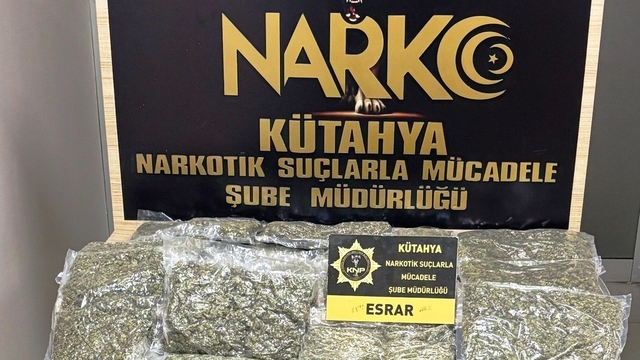 Kütahya'da uyuşturucu operasyonu, 4 şüpheli tutuklandı