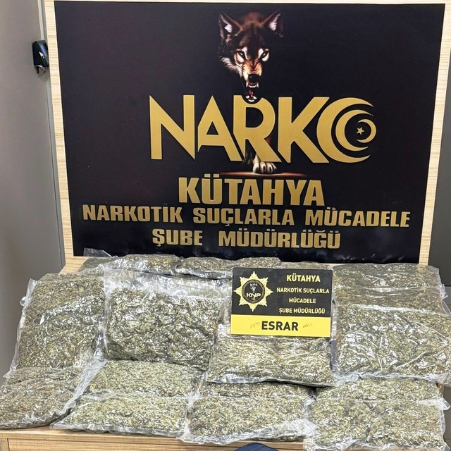 Kütahya'da uyuşturucu operasyonu, 4 şüpheli tutuklandı