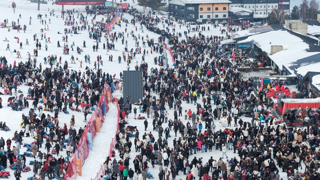 Erciyes, sömestirde 1,2 milyon ziyaretçi ağırladı