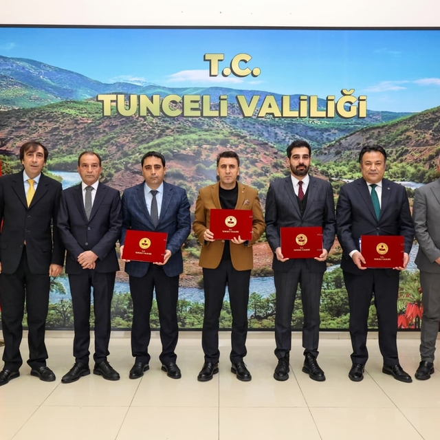 SOGEP projelerinde imza aşamasına geçildi: Tunceli'de kültür, sosyal hizmet...