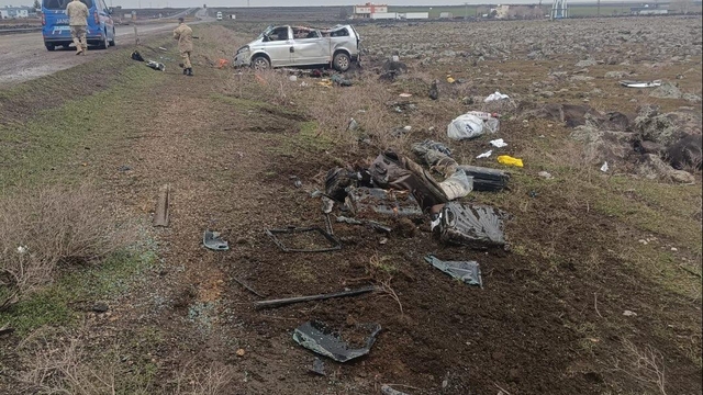 Şırnak'ta şarampole devrilen mikrobüsteki 2 kişi öldü, 6 kişi yaralandı