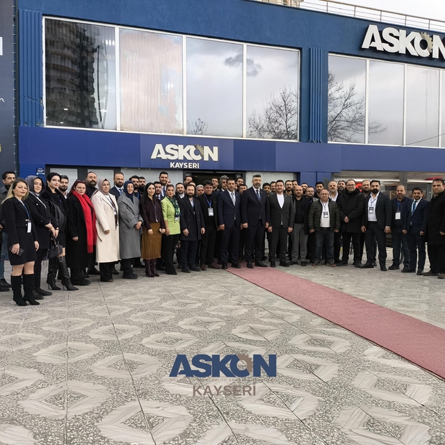 ASKON Kayseri Şubesi Başkanı İlker Barlı güven tazeledi