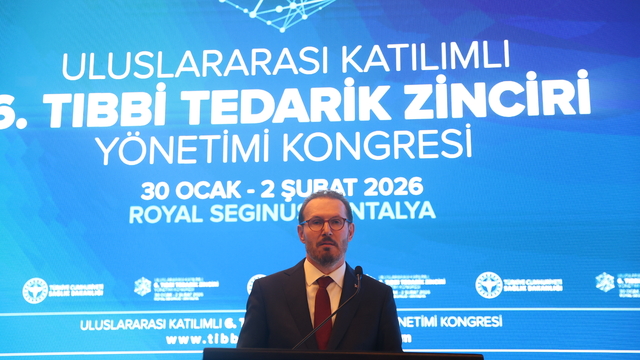 Sağlık Bakan Yardımcısı Birinci, Tıbbi Tedarik Zinciri Yönetimi Kongresi'nde konuştu: