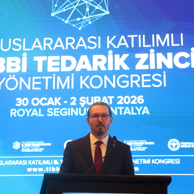 Sağlık Bakan Yardımcısı Birinci, Tıbbi Tedarik Zinciri Yönetimi Kongresi'nd...