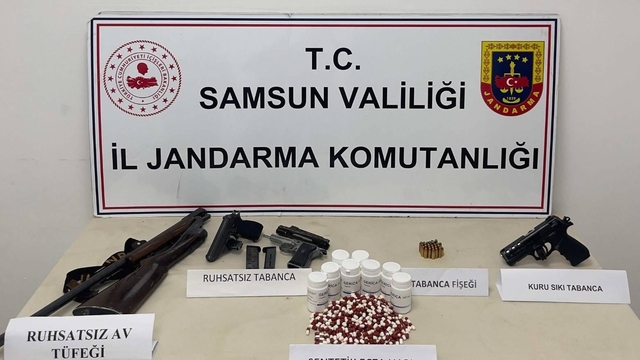 Samsun'da uyuşturucu operasyonunda 2 zanlı yakalandı