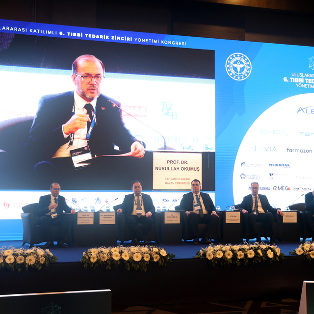Sağlık Bakan Yardımcısı Okumuş, Tıbbi Tedarik Zinciri Yönetimi Kongresi'nde...
