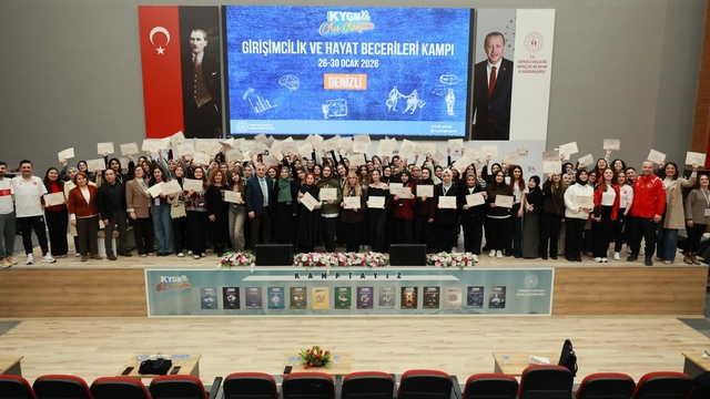 Kış kampı heyecanı Denizli'de yaşandı