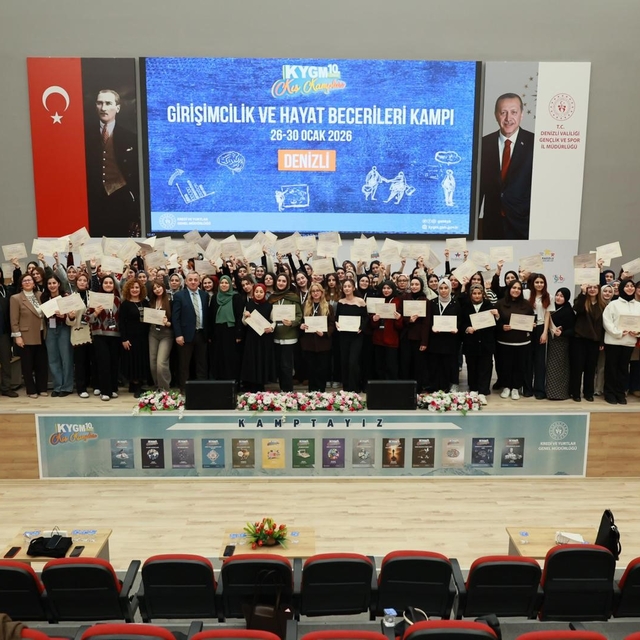 Kış kampı heyecanı Denizli'de yaşandı