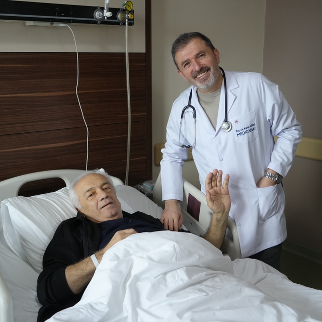 Gürcistan'dan Samsun'a uzanan zorlu tedavi süreci başarıyla tamamlandı