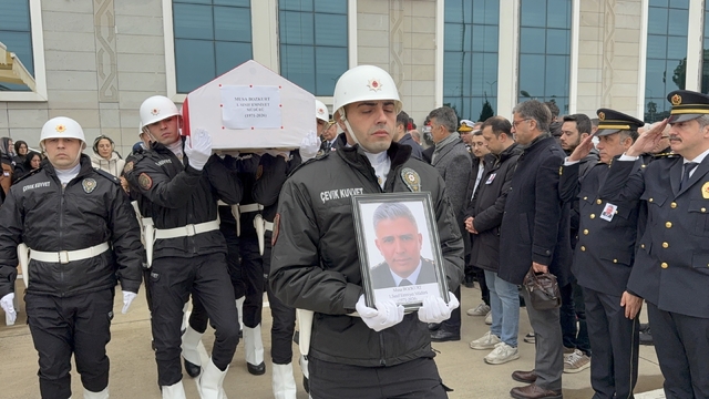 Emniyet Müdürü Musa Bozkurt, son yolculuğuna uğurlandı